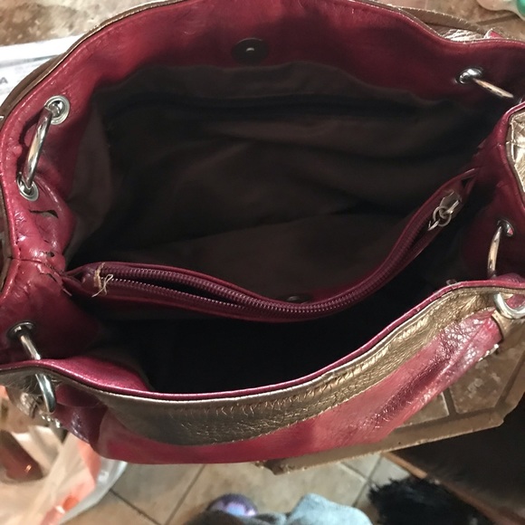 Bling Red/Gold Handbag - Picture 5 of 6